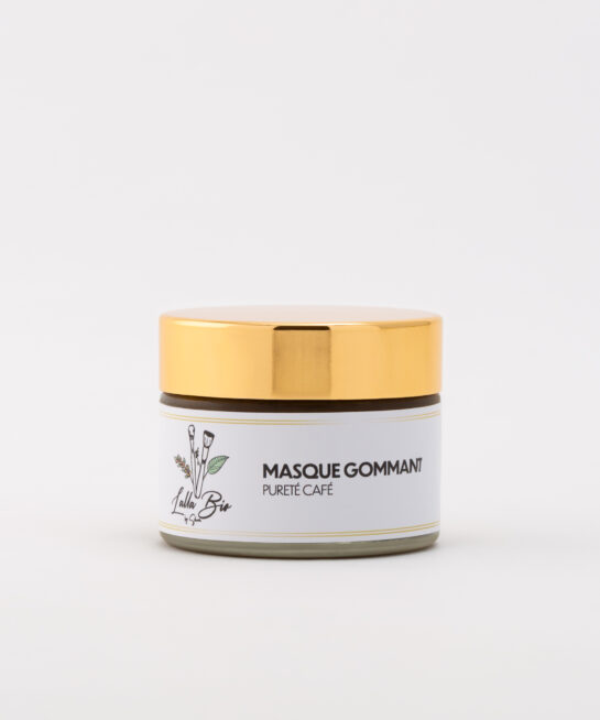 Masque gommant pureté café