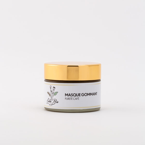 Masque gommant pureté café